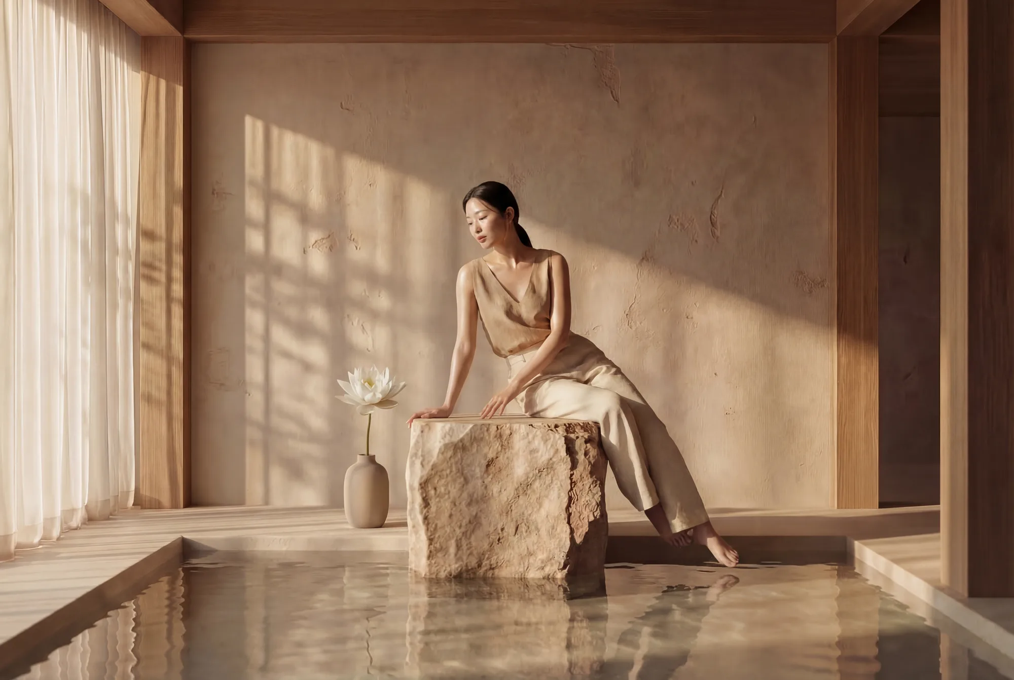 Independent Beauty Brand, UAE. A full AI visual identity launch, created in Dubai by Aleksandar Pasaric.