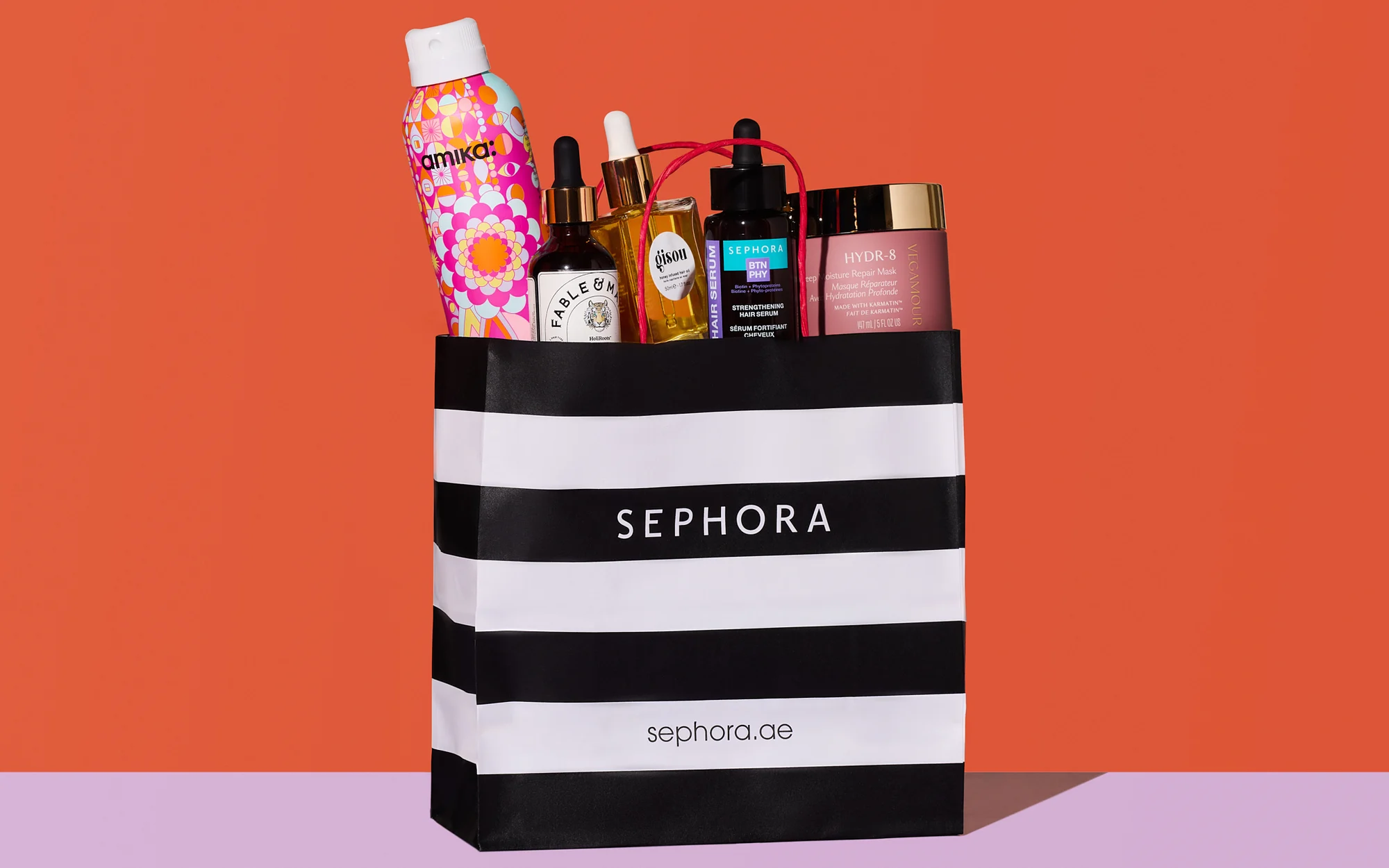Sephora Hair To Stay. Product photography for Sephora Middle East, photographed in Dubai by Aleksandar Pasaric.